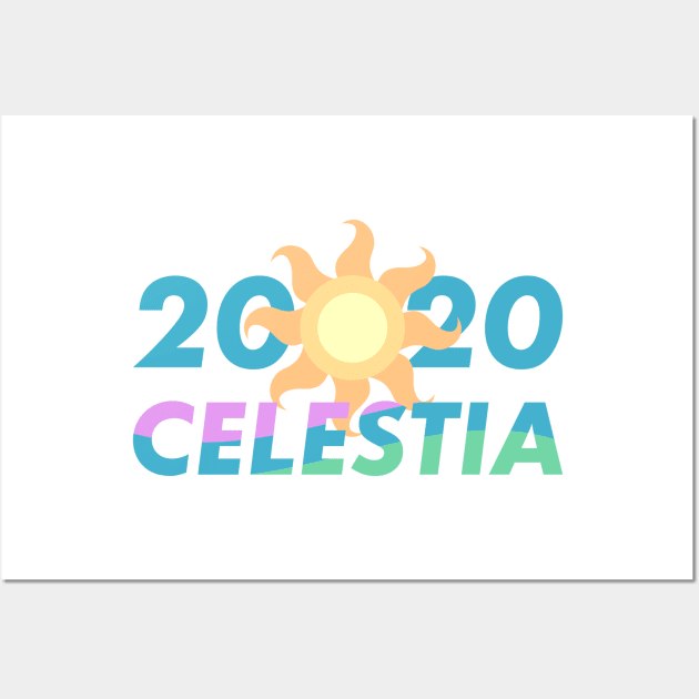 CELESTIA 2020 (No Tagline) Wall Art by Hyper Dash